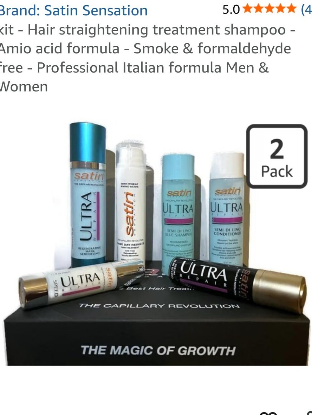 Satin Sensation Ultra Hair Treatment